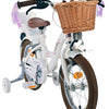 Volare Blossom Children's Bicycle Girls 14 Zoll weiße zwei Handbremsen