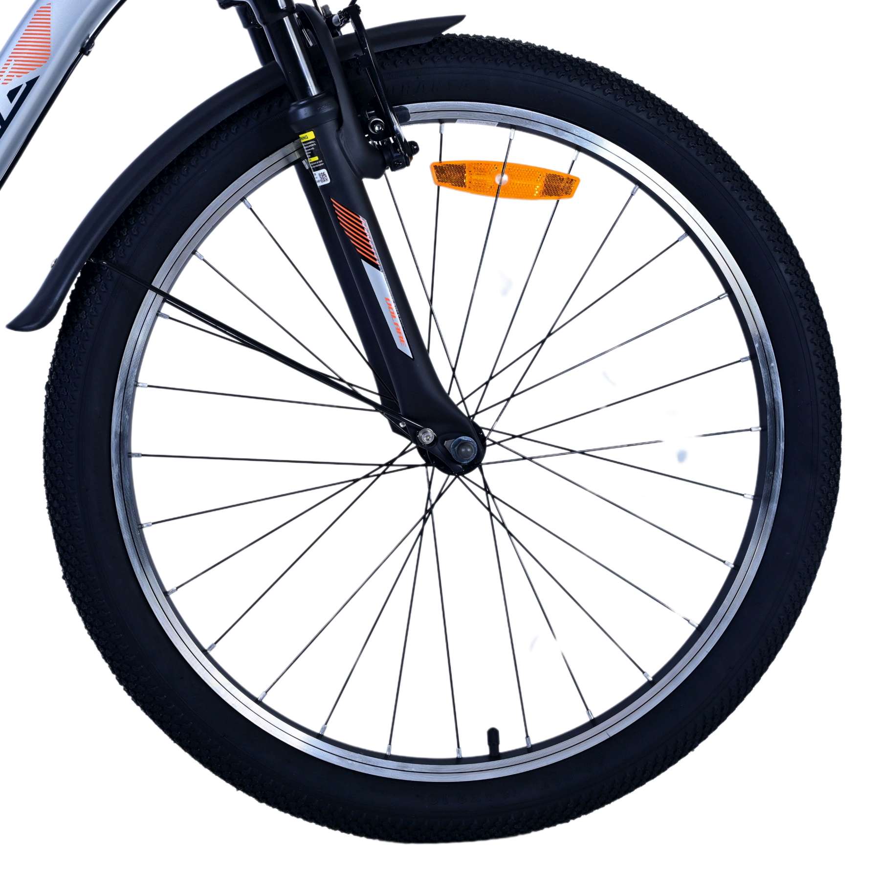 Volare Cross Children's Bicycle - Jungen - 24 Zoll - Silber - 3 Zahnräder