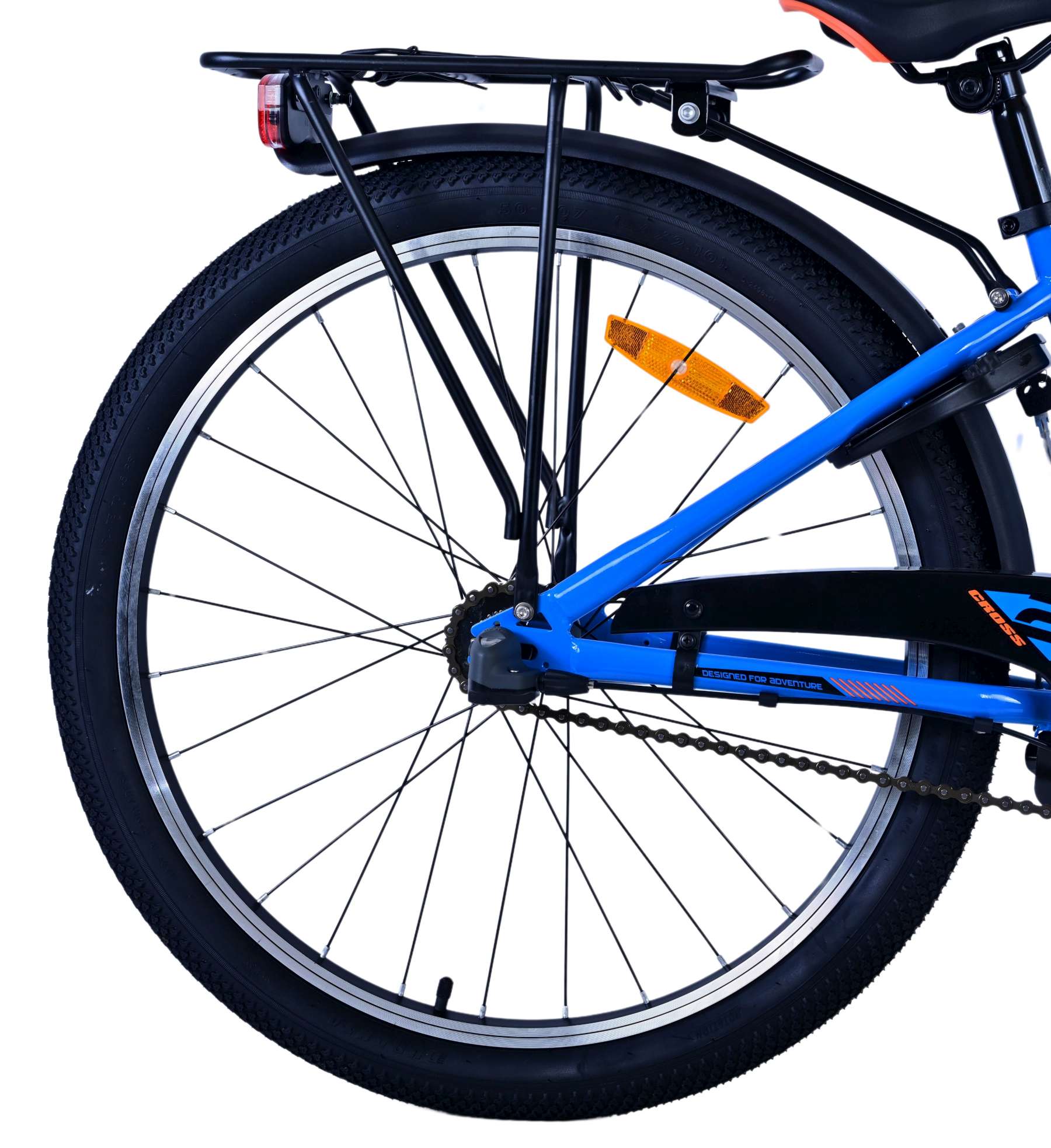 Volare Cross Children's Bicycle - Jungen - 24 Zoll - Blau - 3 Zahnräder