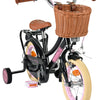 Volare Exzellente Kinderfahrrad - Mädchen - 12 Zoll - schwarz