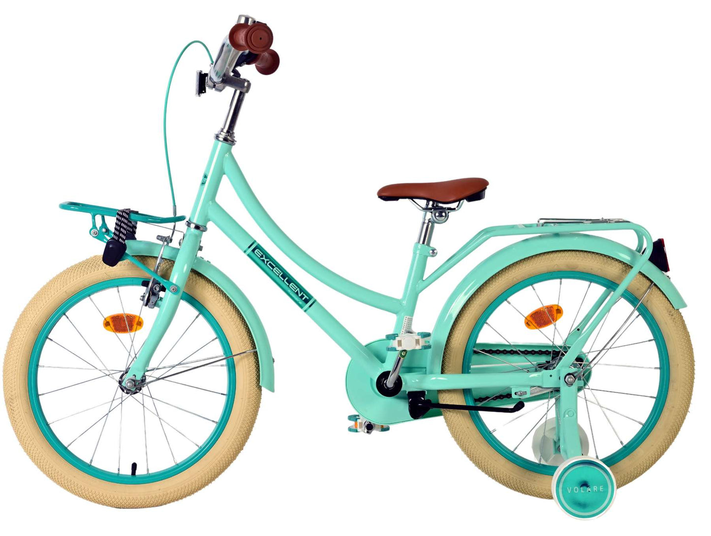 Volare ausgezeichnetes Kinderfahrrad - Mädchen - 18 Zoll - Grün