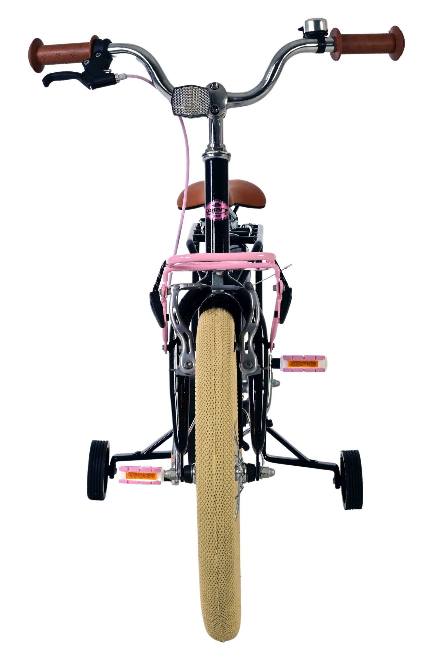 Volare ausgezeichnetes Kinderfahrrad – Mädchen – 18 Zoll – Schwarz – 95 % zusammengebaut