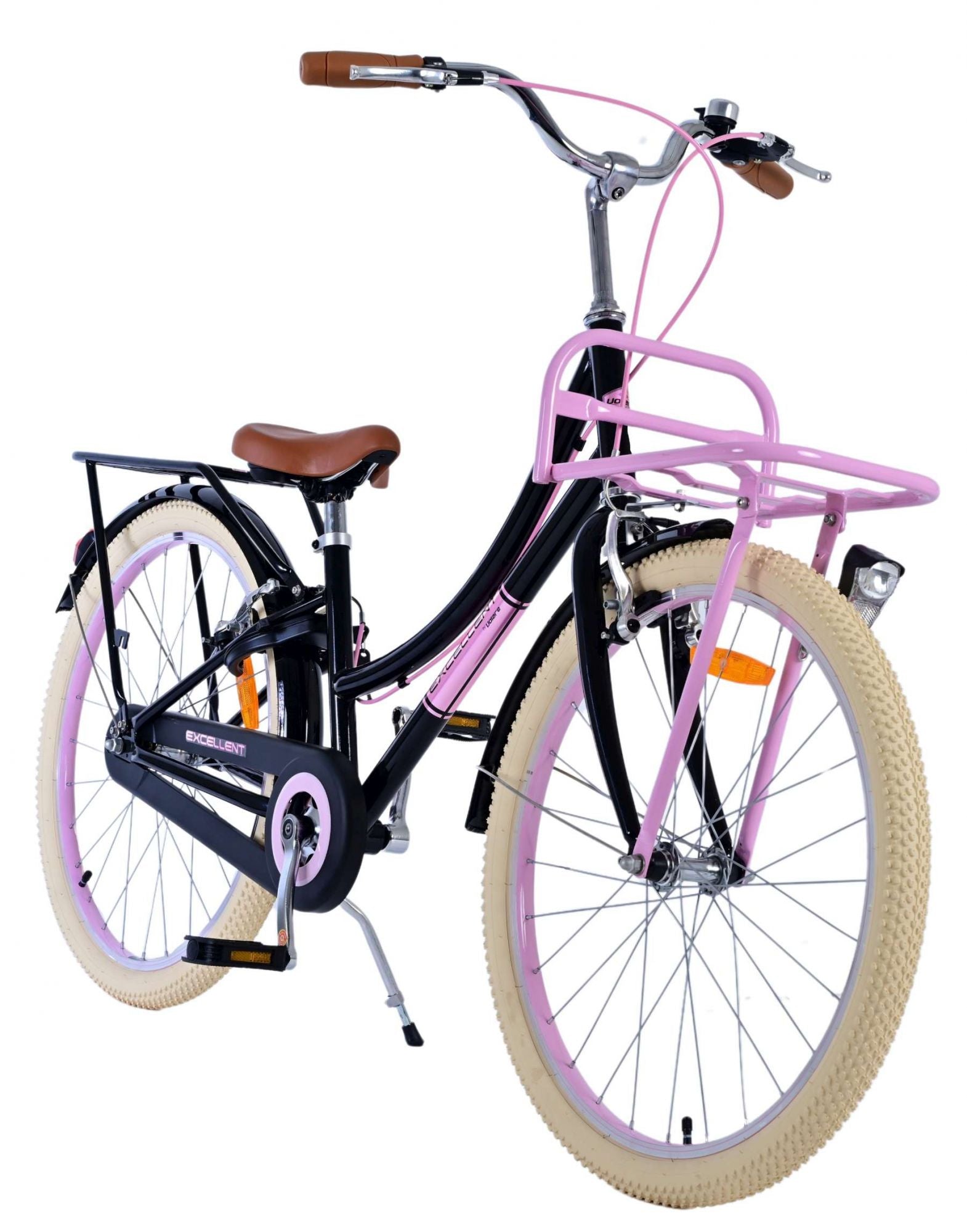 Volare Volare Children's Bike Girls 24 Zoll schwarze zwei Handbremsen