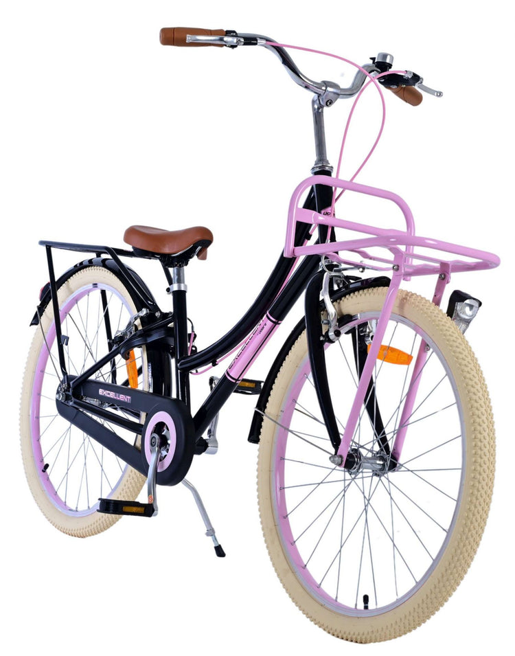 Volare Volare Children's Bike Girls 24 Zoll schwarze zwei Handbremsen