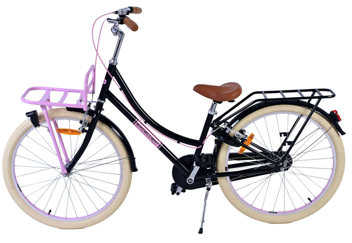 Volare Volare Children's Bike Girls 24 Zoll schwarze zwei Handbremsen