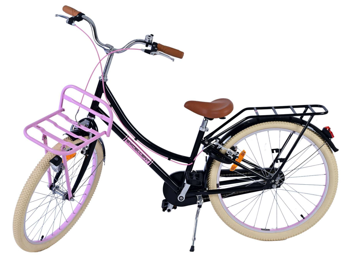 Volare Volare Children's Bike Girls 24 Zoll schwarze zwei Handbremsen