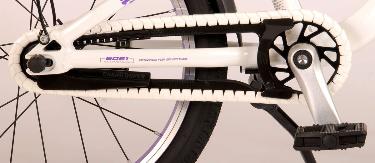 Volare Glamour Children's Bicycle - Mädchen - 18 Zoll - Weiße Minze Grün - Prime Collection