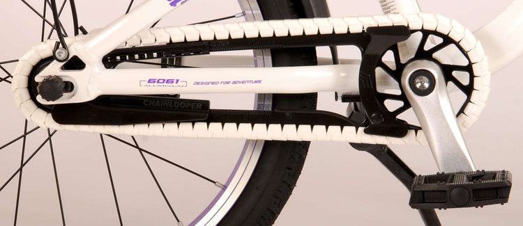 Volare Glamour Children's Bicycle - Mädchen - 18 Zoll - Weiße Minze Grün - Prime Collection