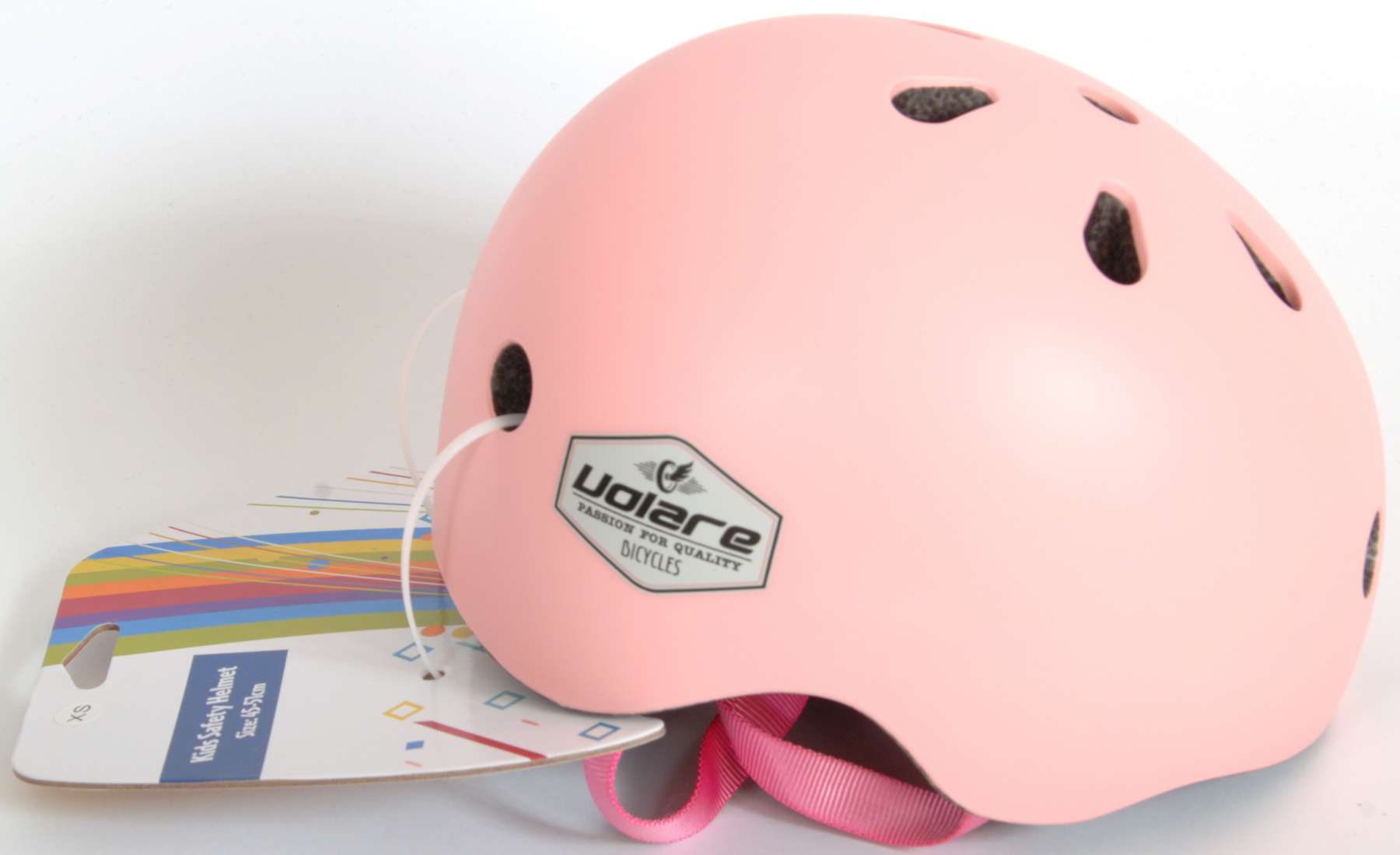 Volare Fahrradhelm hellrosa 45-51 cm