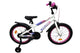 Volare Lily Kinderfahrrad – Mädchen – 18 Zoll – Weiß Rosa Lila – Zwei Handbremsen