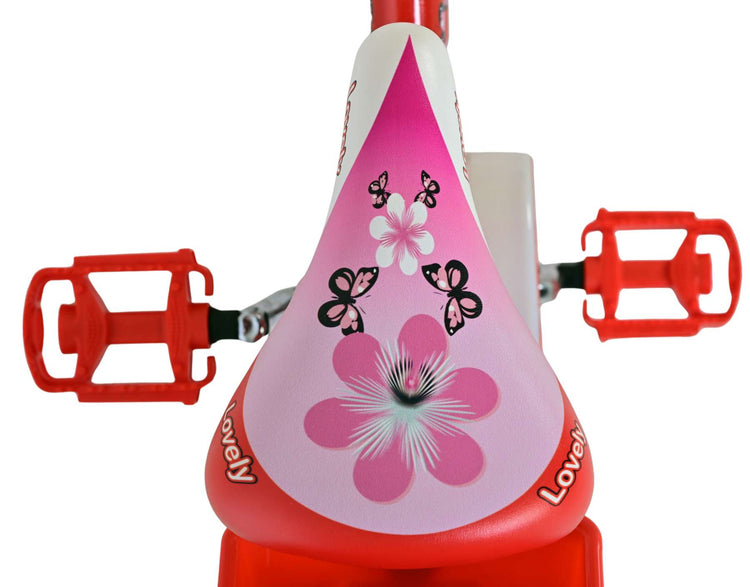 Volare schönes Kinderfahrrad - Mädchen - 12 Zoll - Rotwittchen