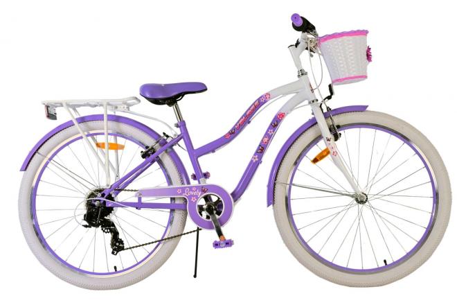 Volare Lovely Children's Bike Girls 26 Zoll lila 7 Geschwindigkeit