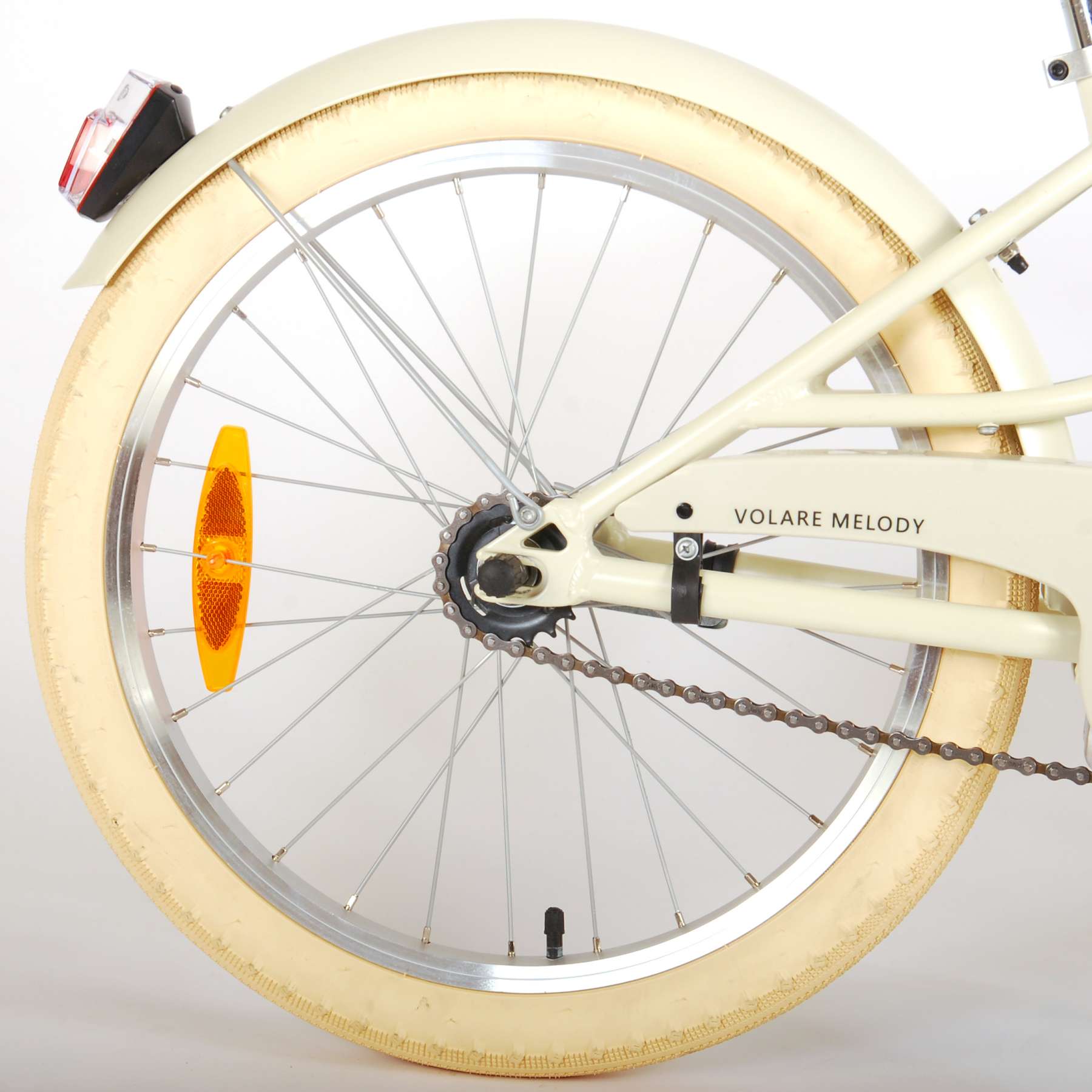 Volare Melody Children's Bicycle - Mädchen - 20 Zoll - Sand - Prime Collection