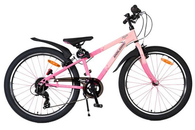 Volare Mystic Kinderfahrrad – 24 Zoll – Pink – 7 Gänge