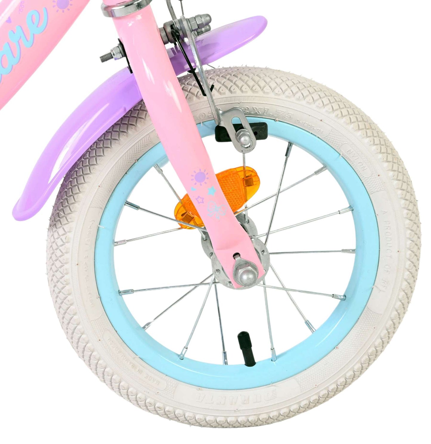 Volare Olivia Kinderfahrrad – Mädchen – 12 Zoll – Rosa