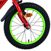 Volare Rocky Kinderfahrrad – Jungen – 16 Zoll – Rot