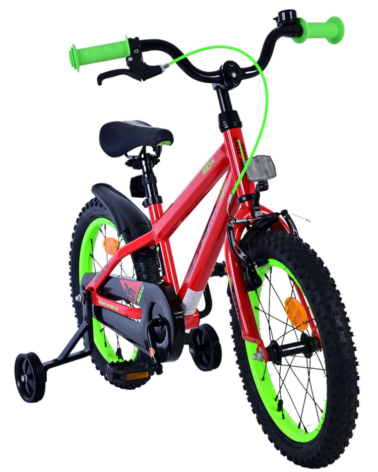 Volare Rocky Kinderfahrrad – Jungen – 16 Zoll – Rot