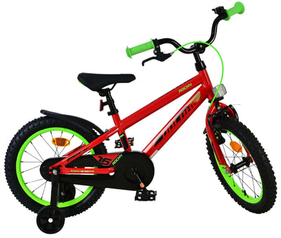 Volare Rocky Kinderfahrrad – Jungen – 16 Zoll – Rot