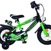 Volare Sportivo Kinderbike Jungen 12 Zoll grüne schwarze zwei Handbremsen