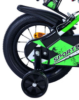 Volare Sportivo Kinderbike Jungen 12 Zoll grüne schwarze zwei Handbremsen - afbeelding 2