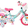 Volare Einhorn Kinderfahrrad – Mädchen – 12 Zoll – Grün – zwei Handbremsen