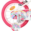 Volare Einhorn Kinderfahrrad – Mädchen – 14 Zoll – weiß – zwei Handbremsen
