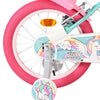 Volare Einhorn Kinderfahrrad – Mädchen – 16 Zoll – Grün – zwei Handbremsen