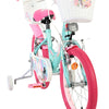 Volare Einhorn Kinderfahrrad – Mädchen – 16 Zoll – Grün – zwei Handbremsen
