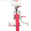 Volare Einhorn Kinderfahrrad – Mädchen – 16 Zoll – weiß – zwei Handbremsen