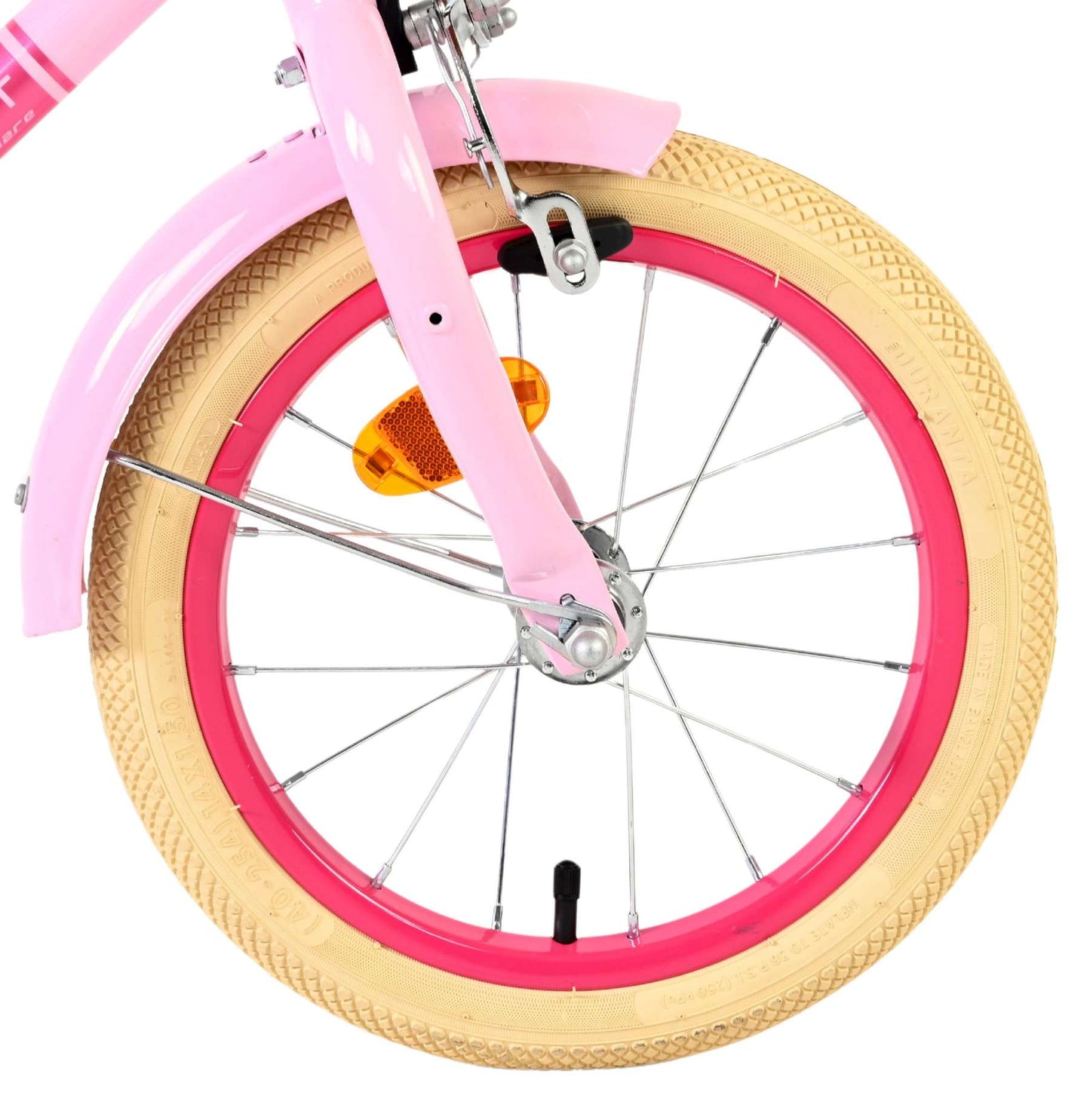 Volare ausgezeichnetes Kinderfahrrad – Mädchen – 14 Zoll – Rosa