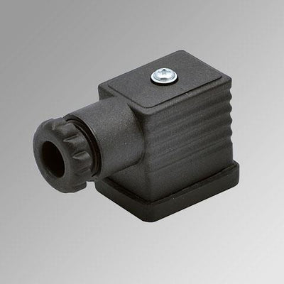 Metall-Arbeitsstecker Standard 22mm schwarz