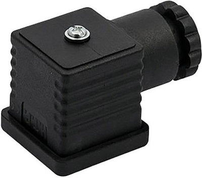 Metall-Arbeitsstecker transparent 30 mm LED 220 V mit Löschdiode