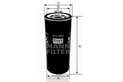 Mann Filter Mann Ölfilter hydraulisch (nml)