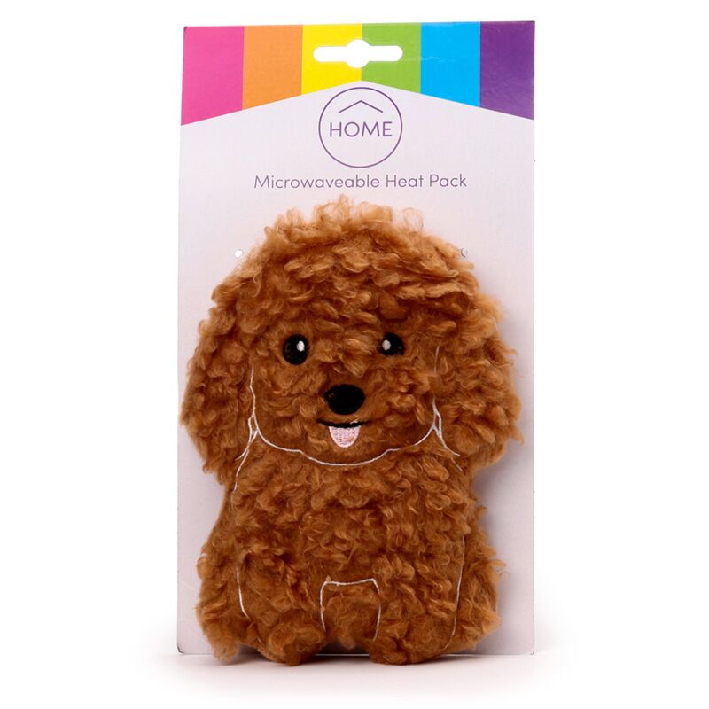 Cavapoo Dog Mikrowellenhitzepack Lavendelweizen