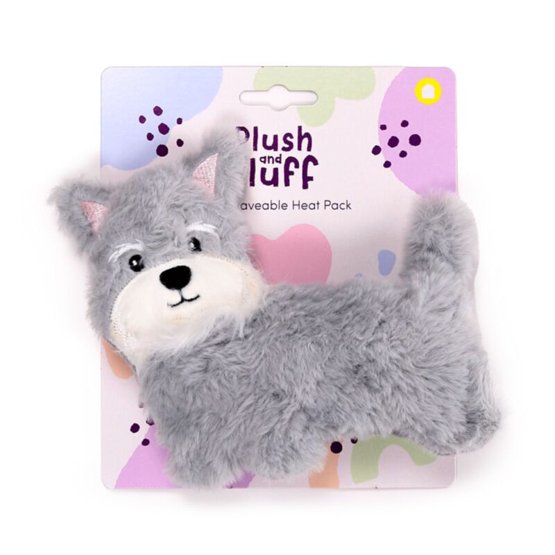 Schnauzer Hund Magnetron Heatpack Lavendel Tarwe