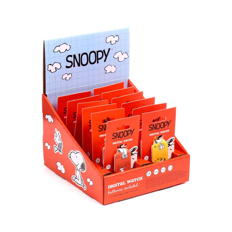 Peanuts Snoopy Woodstock Silikon-Digitaluhr