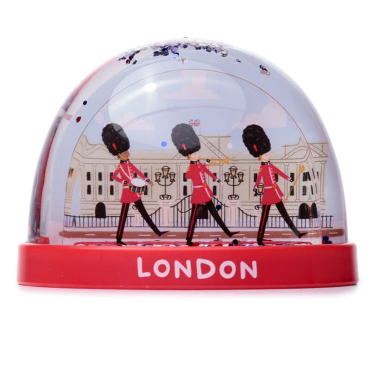 London Souvenir Royal Wachter auf Parade Medium Glitter Schnee Bol