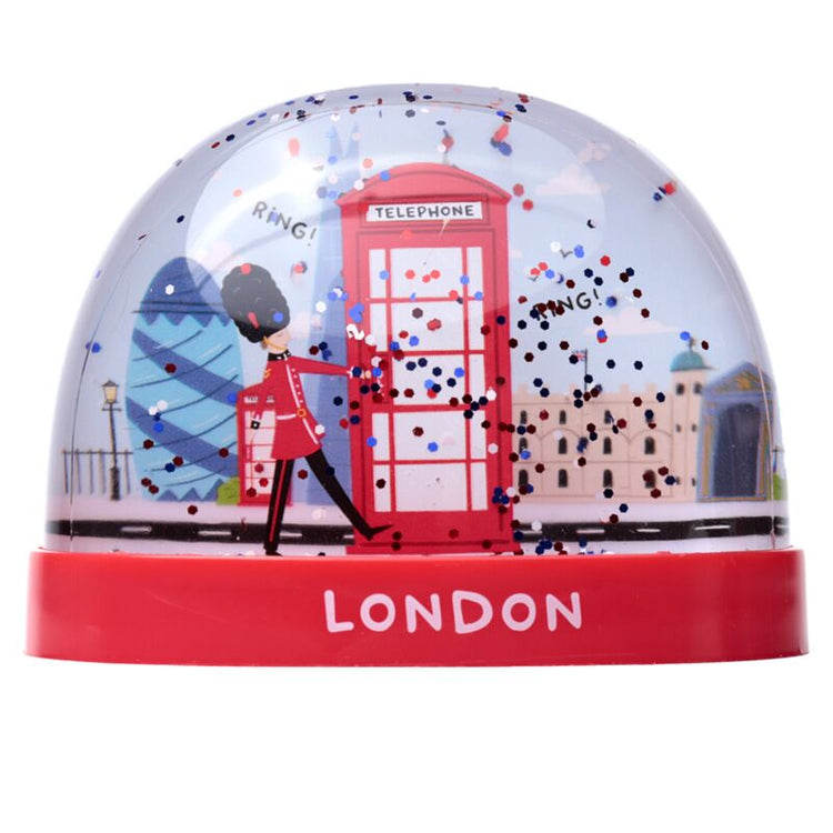 London Souvenir rotes Telefon Handy Royal Wachter Snow Bol l