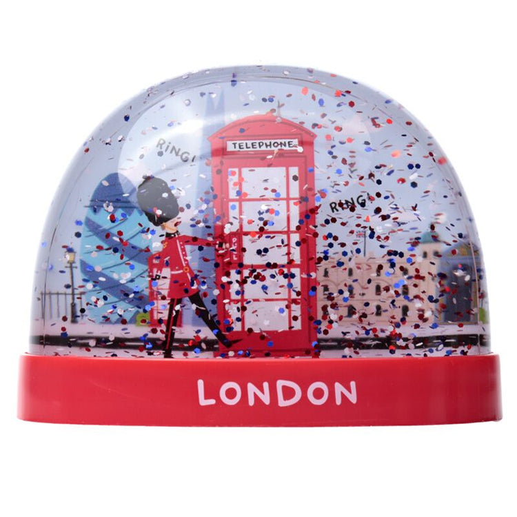 London Souvenir rotes Telefon Handy Royal Wachter Snow Bol l