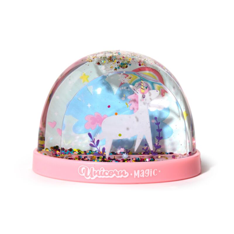 Einhornmagie Medium Glitzer Schneekugel