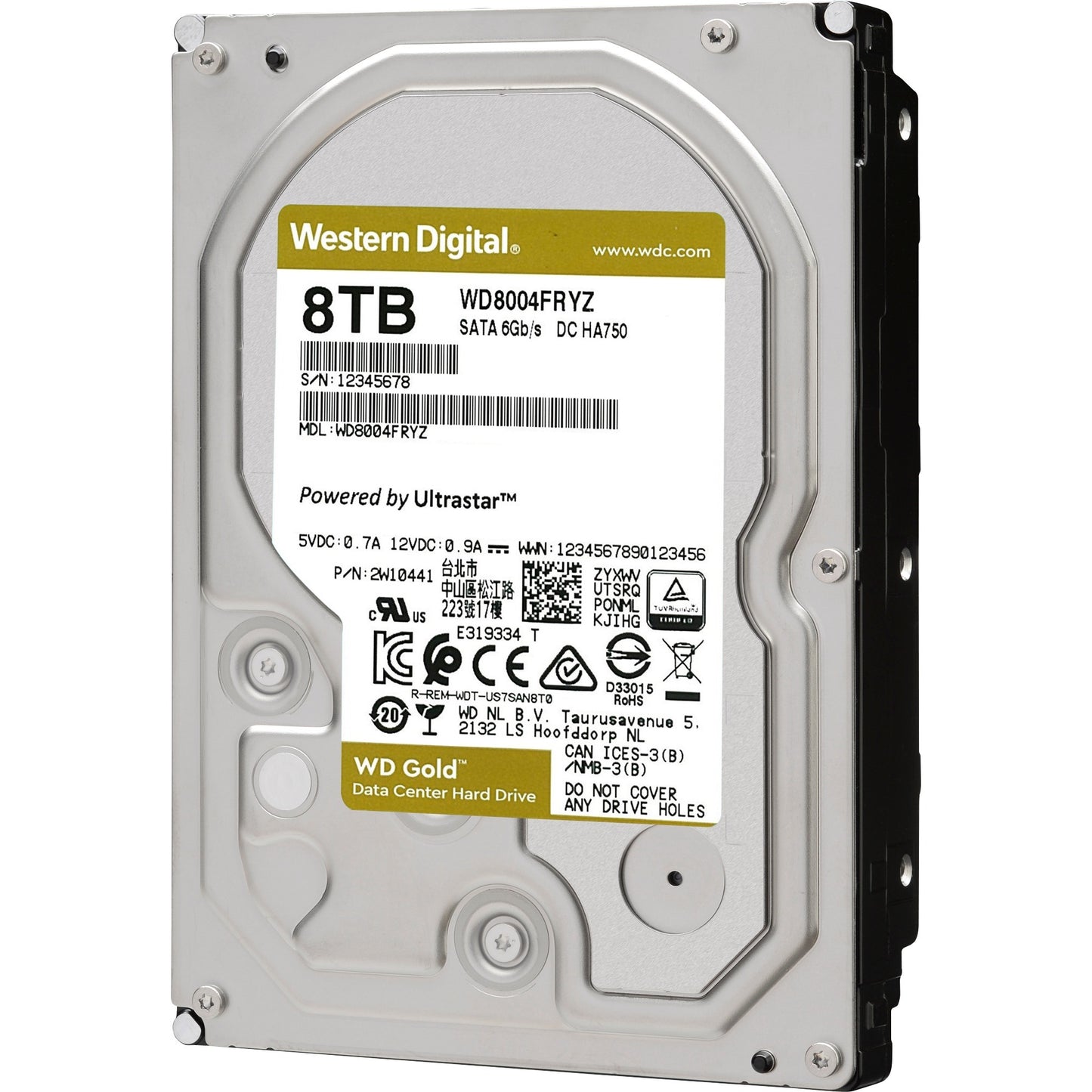 WD Gold, 8 TB