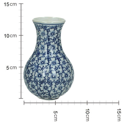 Kersten Vase Steingut blau 13x7x7cm