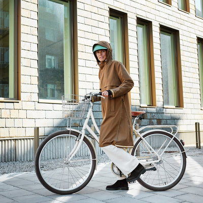 Weathergoods Schweden Regenmantel Imbris Camel S