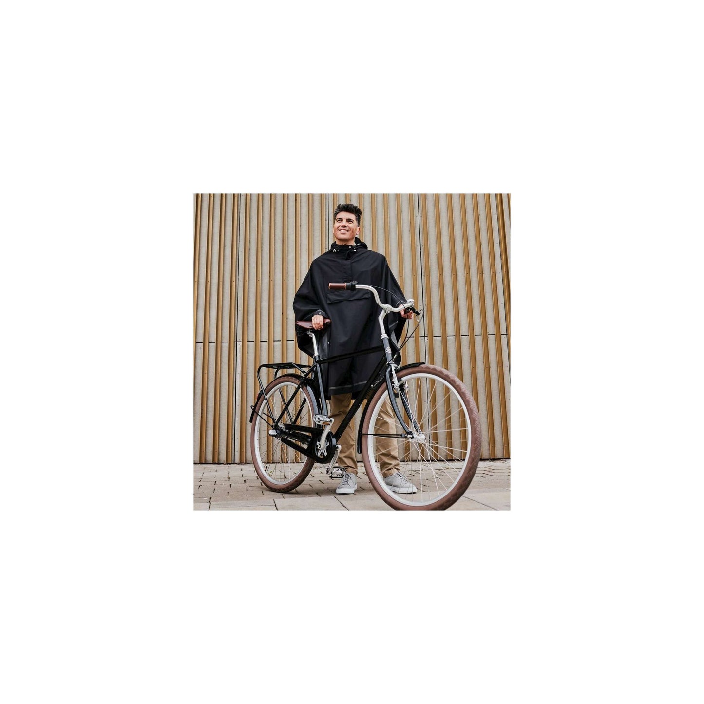 Weathergoods Schweds Weathergoods Schweden Poncho Imbris Black S M.