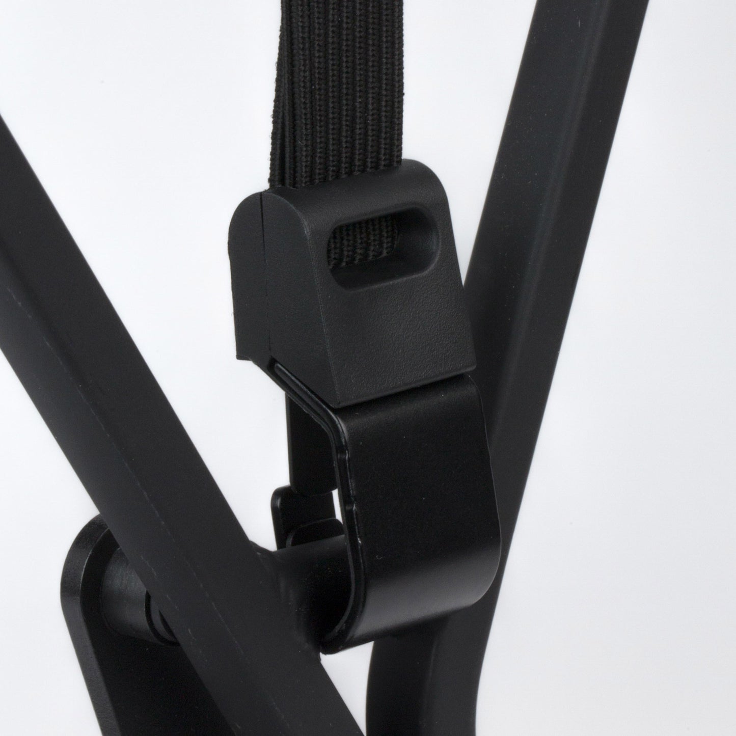 Widk SUV -Sicherheitsbinder 24mm mit schwarzem Stahlhaken Silber Schwarz