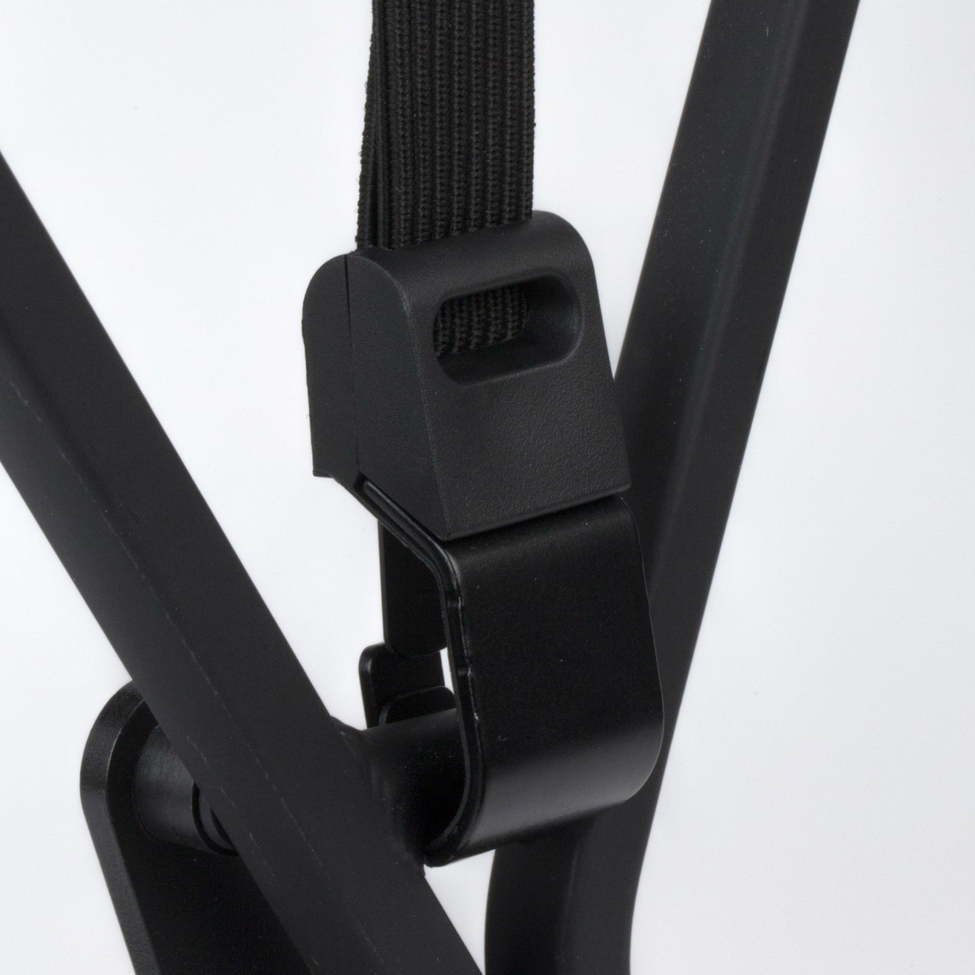Widk SUV -Sicherheitsbinder 24mm mit schwarzem Stahlhaken Silber Schwarz