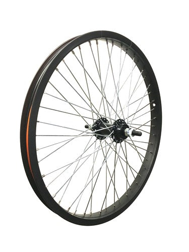Vorderrad 20x2.125 Alu Freestyle 48 Spaaks Black 10 mm Achse