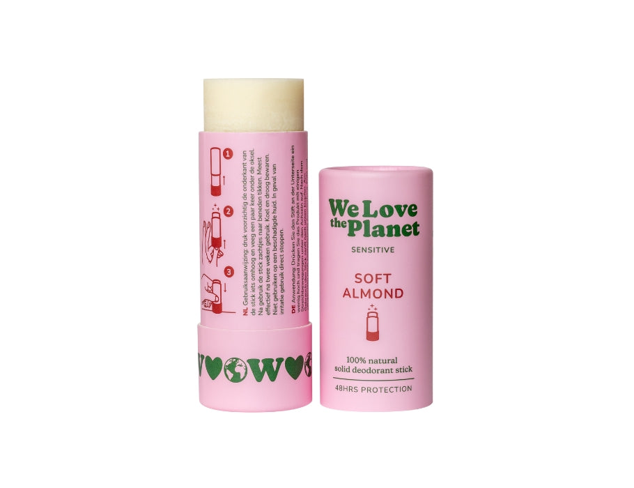 Wir lieben den Planeten Deo Stick Soft Mandel - empfindlich - 40g