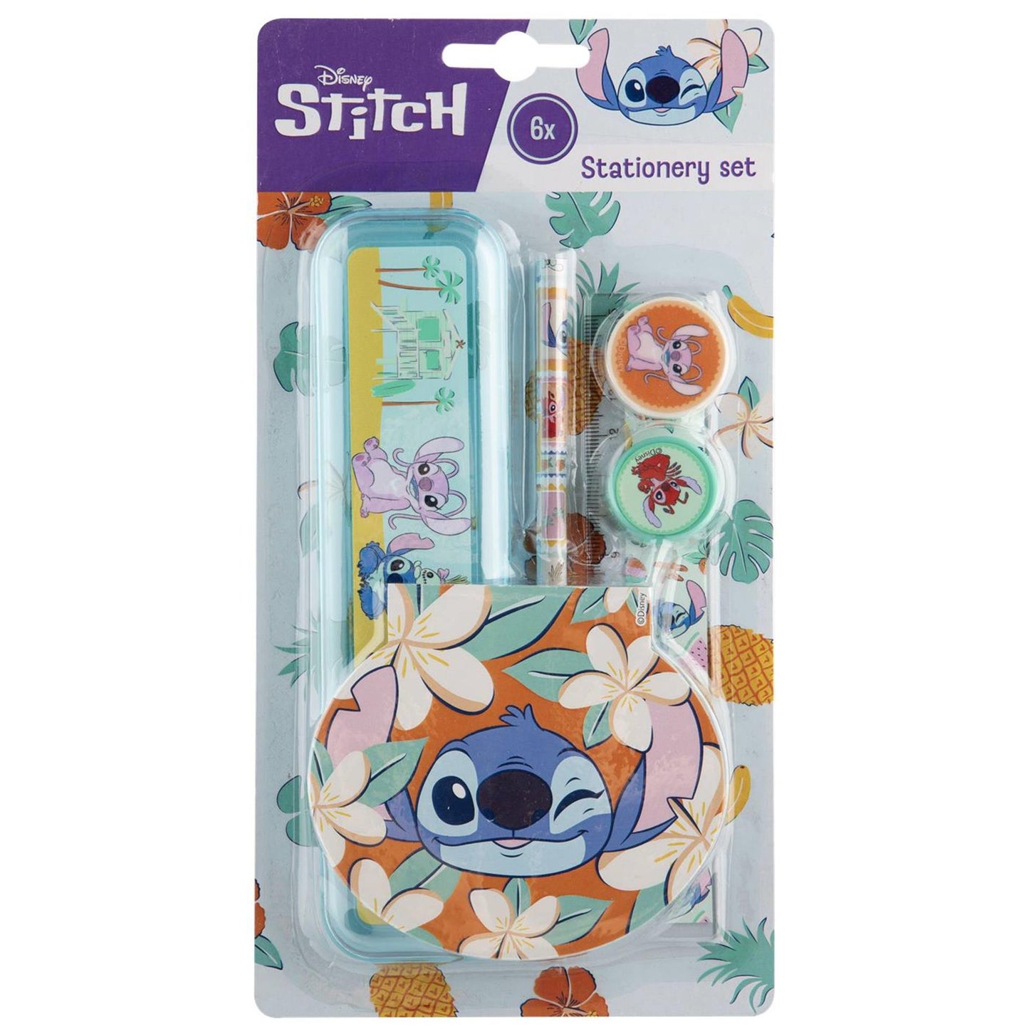 Disney Spiderman Stitch Frozen Briefpapier-Set, 6-teilig
