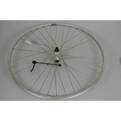 Hinterrad 700C -Ausfall Cass.8 9 V Chrina Silber
